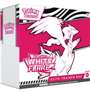 Gra karciana POKEMON TCG Scarlet & Violet White Flare Elite Trainer Box Reshiram 2026986 (1 zestaw)