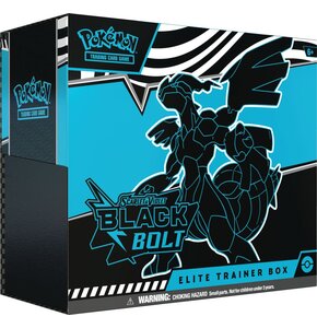 Gra karciana POKEMON TCG Scarlet & Violet Black Bolt Elite Trainer Box Zekrom 2026987 (1 zestaw)