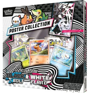 Gra karciana POKEMON TCG Scarlet & Violet White Flare & Black Bolt Unova Poster Collection 2026985 (1 zestaw)