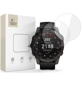 Szkło hartowane TECH-PROTECT Glass Fit+ do Garmin Fenix 7X/7X Pro (2 szt.)
