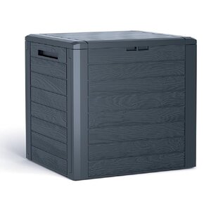 Skrzynia ogrodowa PROSPERPLAST Woodebox MBWL140-S433 140 L Antracytowy