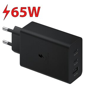 Ładowarka sieciowa SAMSUNG 65W EP-T6530NBEGEU Czarny