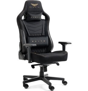 Fotel GAMVIS Elite 2.0 Pro XXL Czarny (złote elementy)