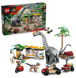 LEGO 76973 Jurassic World Na tropie tytanozaura i raptora