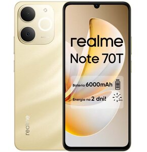 Smartfon REALME Note 70T 4/128GB 6.74” 90 Hz Złoty