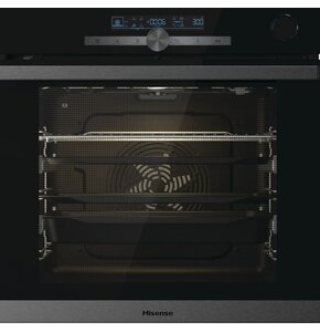 Piekarnik HISENSE BSA66334PG Elektryczny parowy Czarny A+ Funkcja Pizza, termosonda