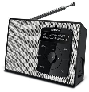 Radio TECHNISAT Digitradio 2 Cyfrowe Czarno-Biały