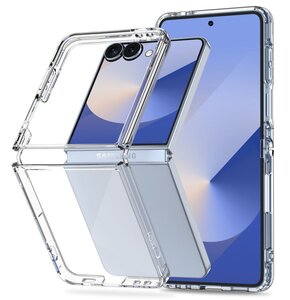Etui TECH-PROTECT Flexair Hybrid do Samsung Galaxy Z Flip 7 Przezroczysty