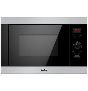 Kuchenka mikrofalowa AMICA AMMB25E2GI X-TYPE 900W średnica 31.5 cm pojemność 25L Multiwave system Combigrill Czarny + inox