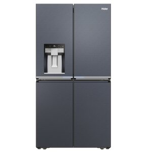 Lodówka HAIER HCR7918EIMB Cube Series 7 Absolute Ice Side by Side No frost 177.5cm Szczotkowana czerń Kostkarka Podajnik wody