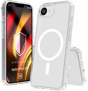 Etui 3MK Hardy LiqForce MagCase do Apple iPhone 16e Przezroczysty