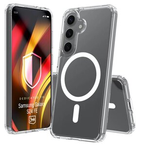 Etui 3MK HARDY LiqForce MagCase do Samsung Galaxy S24 FE Przezroczysty