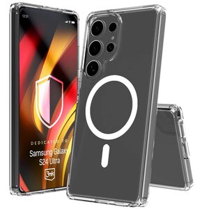 Etui 3MK Hardy LiqForce MagCase do Samsung Galaxy S24 Ultra Przezroczysty