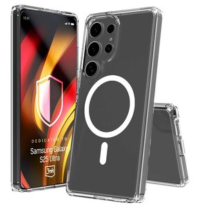 Etui 3MK Hardy Liqforce MagCase do Samsung Galaxy S25 Ultra Przezroczysty