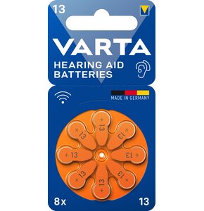 Baterie do aparatu słuchowego VARTA 13 PR48 (8 szt.)