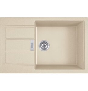 Zlewozmywak jednokomorowy z ociekaczem FRANKE Sirius 2.0 S2D 611-78 XL 143.0676.418 Beżowy 50x78
