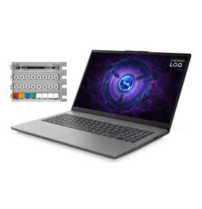 Laptop LENOVO LOQ 15IAX9E 15.6" IPS 144Hz i5-12450HX 16GB RAM 512GB SSD GeForce RTX2050 Windows 11 Home + Klawisze LENOVO Legion Colourful Ceramic (8 szt.)