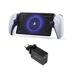 Kontroler SONY PlayStation Portal Biało-czarny + Ładowarka MAD DOG GCD600K Dock Charger TV 4K do Nintendo Switch, tabletu, telefonu