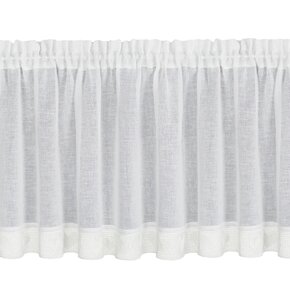 Firana gotowa EUROFIRANY Gaja 150 x 60 cm Kremowy