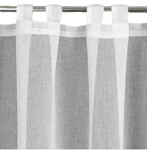 Firana gotowa EUROFIRANY Roxana 30 x 150 cm Biały