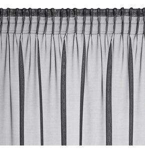 Firana gotowa EUROFIRANY Debora 140 x 270 cm Czarny