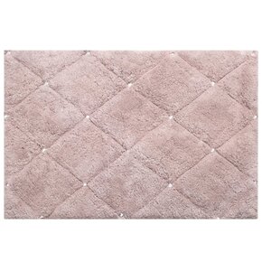 Dywanik łazienkowy Chic 387468 Prostokątny Ciemnoróżowy