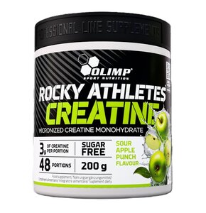 Monohydrat kreatyny OLIMP Rocky Athletes Jabłkowy (200g)