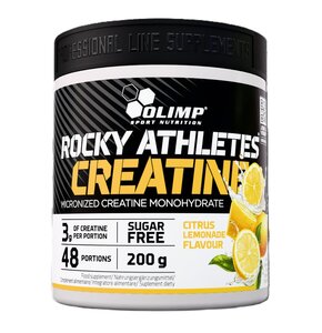 Monohydrat kreatyny OLIMP Rocky Athletes Cytrusowo-lemoniadowy (200 g)