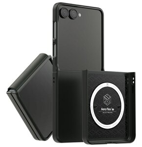 Etui ARAREE Aero Flex M MagSafe do Samsung Galaxy Z Flip 7 Czarny