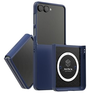 Etui ARAREE Aero Flex M MagSafe do Samsung Galaxy Z Flip 7 Granatowy