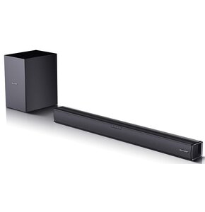 Soundbar SHARP HT-SBW182 Czarny 2.1-kanałowy, Bezprzewodowy Subwoofer, HDMI ARC, Bluetooth, Korektor EQ