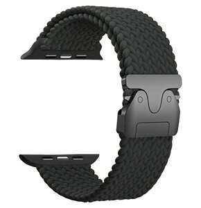 Pasek BELINE Woven Nylon Parachute do Apple Watch 42/44/45/49mm Czarny