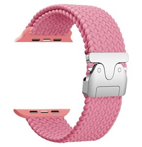 Pasek BELINE Woven Nylon Parachute do Apple Watch 38/40/41 mm Różowy