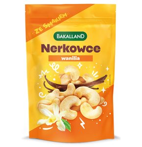Orzechy nerkowca prażone BAKALLAND Wanilia (70 g)