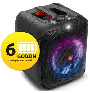 Power Audio JBL PartyBox Encore Essential, 100W, BT, Bateria 6 godzin, Wejście mikrofonowe, Aplikacja PartyBox, IPX4