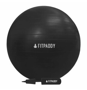 Piłka gimnastyczna FITPADDY GALL65 Czarny (65 cm)