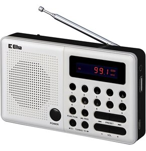 Radio ELTRA Pliszka Przenośne Biały