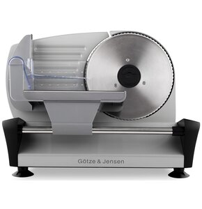 Krajalnica elektryczna GÖTZE & JENSEN MS700X Inox 150W nóż ze stali nierdzewnej