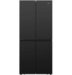 Lodówka HISENSE RQ563N4GB1 Side by Side No frost 181cm Czarna (szkło)