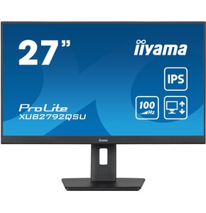 Monitor IIYAMA ProLite XUB2792QSU-B6 27" 2560x1440px IPS 100Hz 0.4 ms [MPRT]