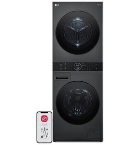 Pralko-suszarka Washtower LG WT1210BBF 12/10kg AI DirectDrive z pompą ciepła TurboWash™