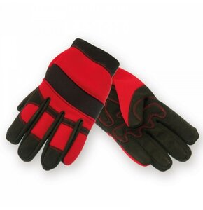 Rękawice ochronne DEDRA BH1001L Plus Hand Czarno-czerwony (rozmiar L)