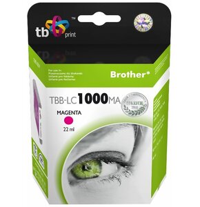 Tusz TB PRINT do Brother LC-1000MA Purpurowy  22 ml TBB-LC1000MA