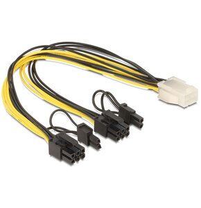 Kabel 2x PCI Express- PCI Express DELOCK 0.3 m
