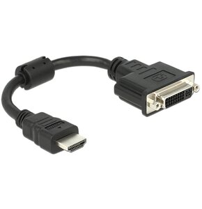 Adapter HDMI - DVI-D DELOCK 0.2 m