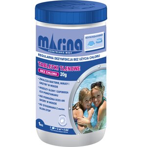 Tabletki do basenu MARINA Tlenowe Bez chloru 1 kg