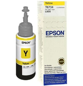 Tusz EPSON T6734 Żółty 70 ml C13T67344A
