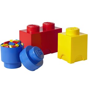 Zestaw pojemników na LEGO klocek Multi-Pack 3w1 Wielokolorowy 40140001 (3 szt.)