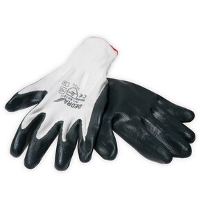 Rękawice robocze DEDRA BH1011 Biało-czarny (rozmiar 10)