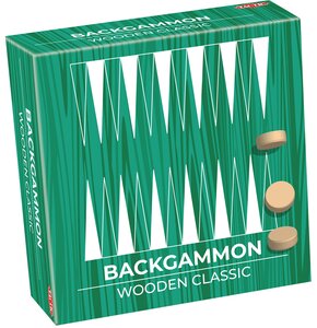 Gra strategiczna TACTIC Wooden Classic Backgammon 14026